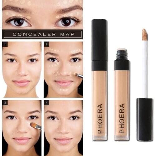 10 Colors Women Smooth Moisturizing Long Lasting Scars Acne Cover Liquid Concealer Foundation Cream Face Cosmetics Makeup TSLM1