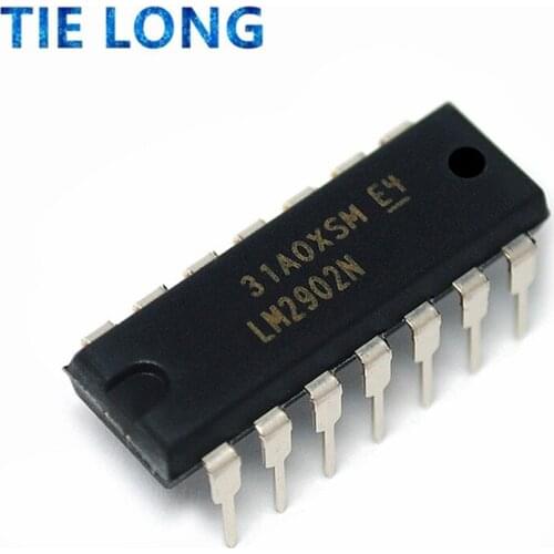 10PCS LM2902N DIP14 LM2902 DIP LM2902P DIP-14 new and original IC