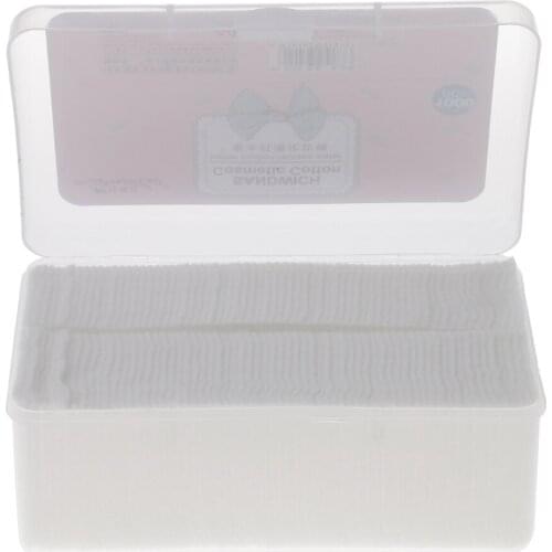 1000Pcs Soft Cosmetic Remover Facial Cleaning Wipe Makeup Cotton Pads Organic Nail Polish Cotton Square Tissue Set