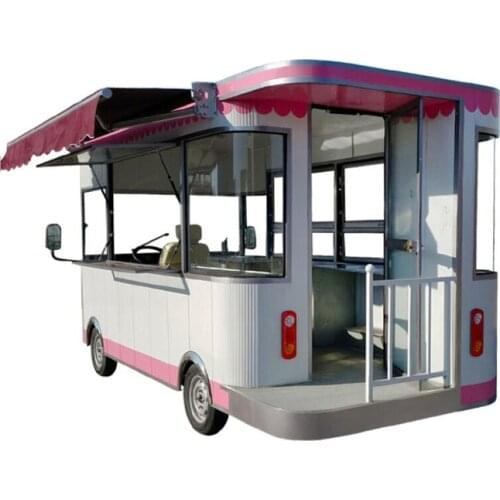 2020 new arrival mobile food vending truck food concession trailer mobile food truck with one side glass selling window