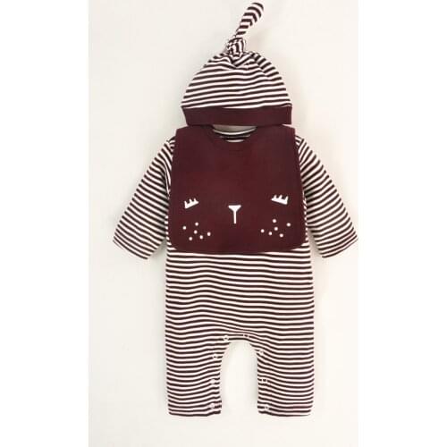 50-57cm DOLLMAI reborn silicone babies doll clothes high quality cotton suit with cute hat as kids birthday gift