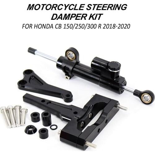For HONDA CB300R 2018-2020 Motorcycle Accessories CB 300 R Steering Stabilizer Damper Mounting Bracket Kit