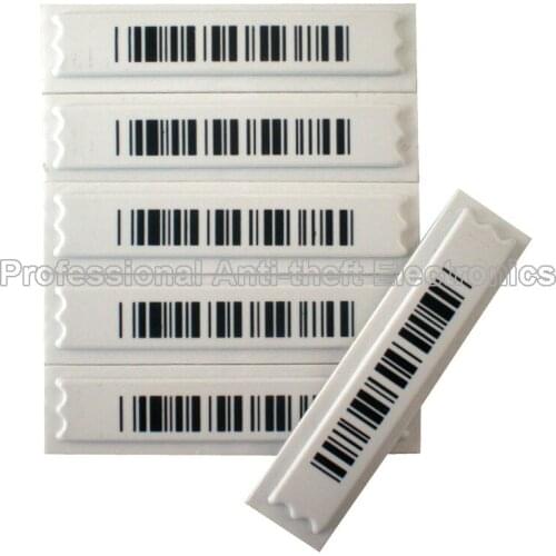 AM 58Khz eas soft label,adhesive security label ,DR label X5000pcs with barcode
