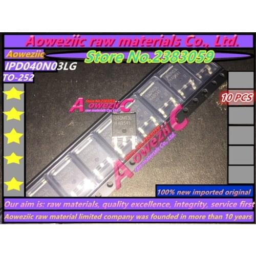 Aoweziic 100% new imported original IPD040N03LG 040N03L IPD040N03L G TO-252 FET chip 30V 90A