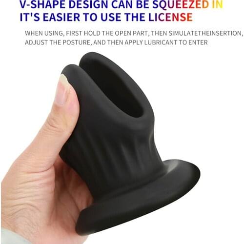 Big Butt Plug Anal Dilator Extender Sex Toys for Gay Men Women Adults Silicone Hollow Masturbators Plug B Sexy Shop Anal Toys 18