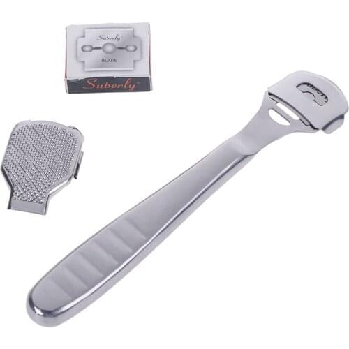 Stainless Steel Foot Shaver Callus Remover Foot Skin Shaver Corn Cuticle Cutter Remover Rasp Pedicure File Foot Dead Skin Shaver