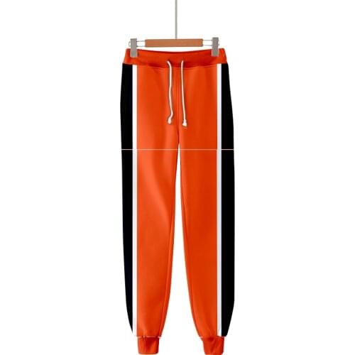 Anime Haikyuu Pants Cosplay Costume Volleyball Ubiform Trousers Figure Clothing Long Bottom 3D Print Men/Women Sportwear Hinata