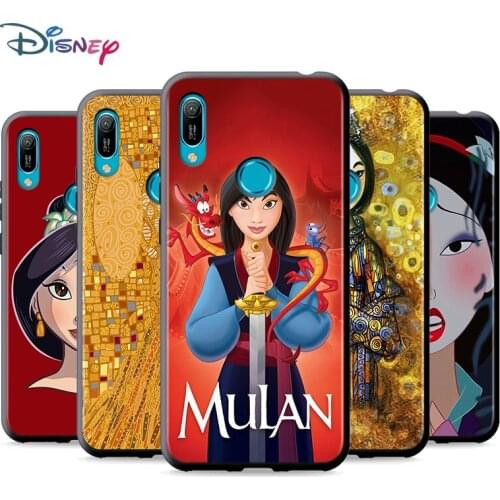 Black Soft Mulan Princess For Huawei P Smart 2021 2020 Z S Mate 40 RS 30 20 20X 10 Pro Plus Lite 2019 Phone Case
