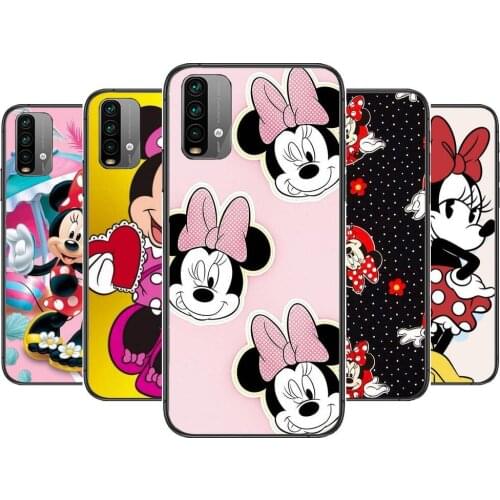 Mickey Cute Minnie Mouse Phone Case For XiaoMi Redmi 11 lite 9C 8A 7A Pro 10T 5G Anime Cover Mi 10 Ultra Poco M3 X3 NFC 8 SE cov