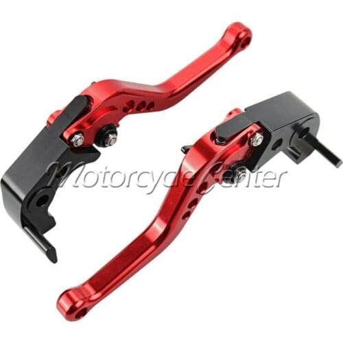CNC Short Brake Clutch Levers For Suzuki GSXR1000 GSXR600 GSXR750 GSXR 1000 600 750 K11 Red Adjustable Lever