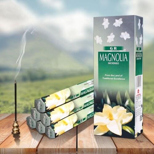India Incense Magnolia Flavor Incense Stick Aromatherapy Incenso Scent Burning for Healthy Yoga Room Household Supply