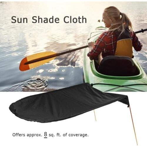 Single Person Kayak Boat Sun Shelter Sailboat Awning Top Cover Kayak Boat Canoe Sun Shade Canopy Fishing Tent Sun Rain Canopy Bl