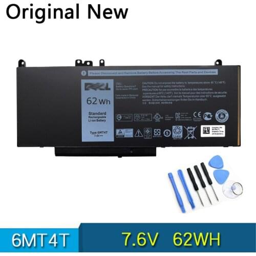 New Original Battery 6MT4T For Dell Latitude E5470 E5570 Notebook 15.6" M3510 TXF9M 79VRK 07V69Y 7V69Y 7.6V 62WH