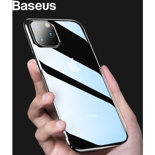 Baseus Luxury Plating Phone Case For iPhone 11 Pro Max Ultra Thin Case Hard Plastic PC Back Cover For iPhone 11 Protective Case