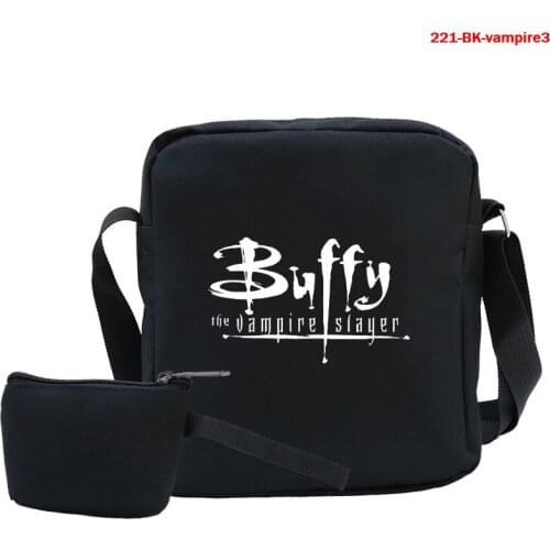 The Vampire Diaries Handbags 2021 Casual Canvas Womens Shoulder Bag Zipper Messenger Messenger Bag Zipper Women Handbag