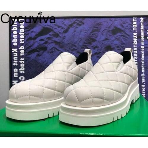 Real Leather Platform Shoes For Men Slip On Round Toe Non-slip Flat Shoes Male Casual Outwear Loafers Men Shoes Zapatos Mujer