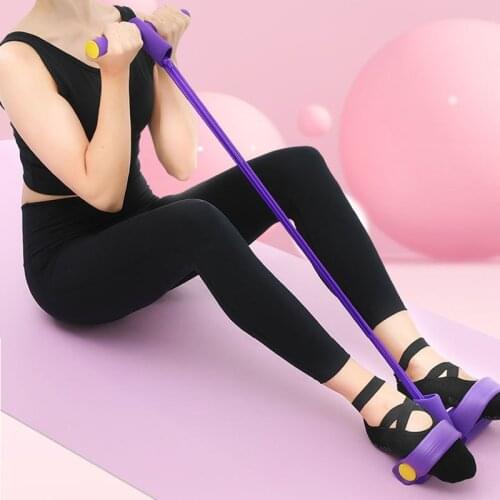 Sit-up Pull Rope Bodybuilding Tension Rope, Elastic Pull Rope Abdomen Fitness , Waist, Arm, Yoga Stretching Slimming Training