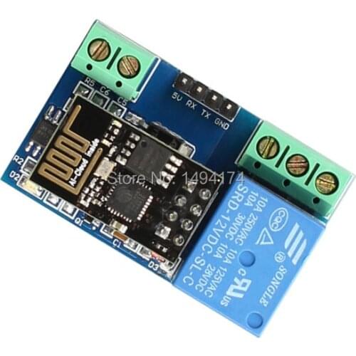 WQScosea QS0194 ESP8266 12V Single Network Relay Wireless WIFI Switch Module DC IOT with Phone App Netzwerk Relais