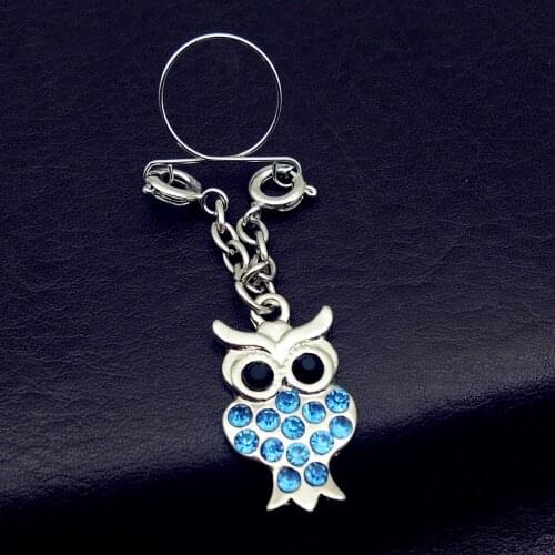 2pcs Sexy Non pierced Clip On Nipple Ring Jewelry Fake Nipple Shield cute owl Dangle Adjustable Body Jewelry free shipping