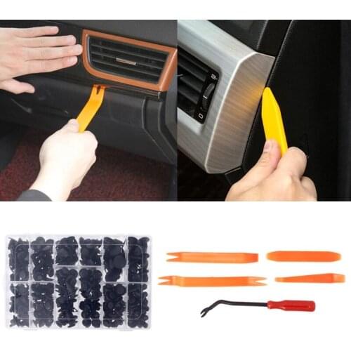 240pcs Car Nylon Retainer Clips Panel Bumper Mudapron Door Clips Automotive Trim Tools Practical Kit Fit for GM R3MD