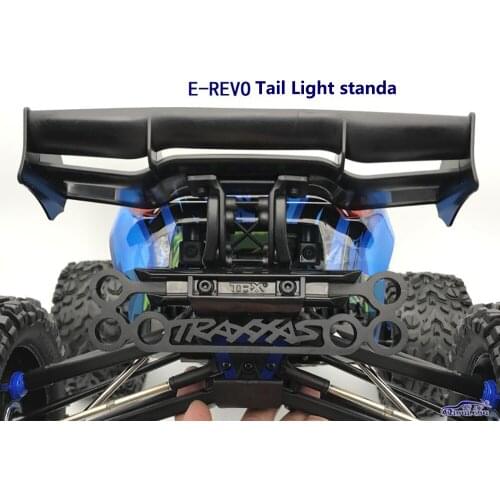 RC Car Parts E-REVO Modified Upgrade Accessories Tail Light Stand Bracket Support Simple Rear Protection Board Bumper QL