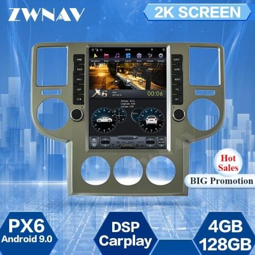 4+128G Tesla Screen Android 9.0 Car Multimedia Player For NISSAN X-Trail T30 2002 2003 2004-2008 GPS Navi Radio Stereo Head Unit