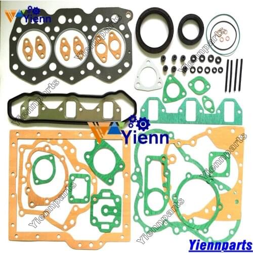 For Mitsubishi S3E S3E2 Full Gasket Kit 34694-00053 With Head Gasket For Mitsubishi WS300A Loader S3E9-T Turbo Engine parts