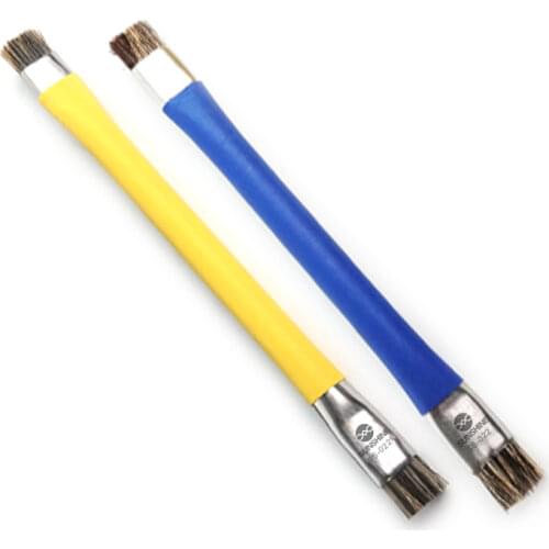 SUNSHINE Double-end Antistatic Steel Wire Brush Cleaning Brush for PCB BGA Repair Tool for Computer Keyboard Clean