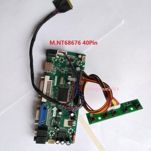 Controller board kit for B173RW01 Audio DIY 1600X900 Screen Panel monitor display HDMI LED M.NT68676 LCD DVI LVDS VGA 17.3"