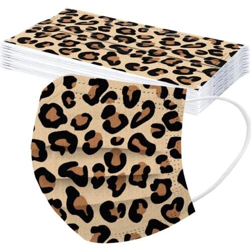 10pcs Adults Face Mask Mascarillas Halloween Cosplay Prints Masque Breathable 3 -layer Disposable Masks Маска Для Лица Mascara