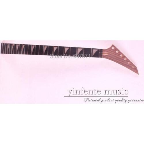 New high quality Unfinished electric guitar neck mahogany made ebony fingerboar
