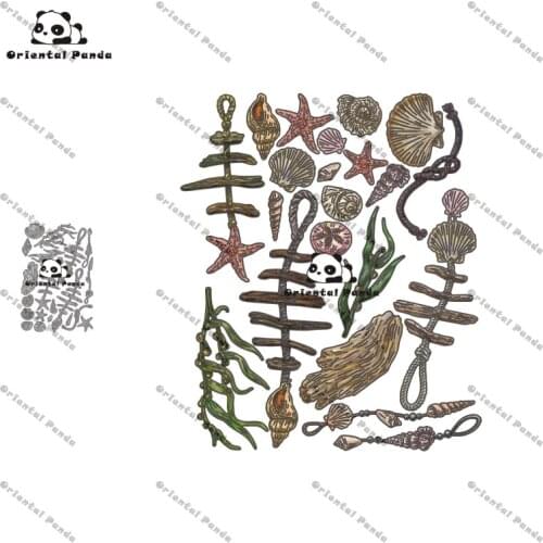 New Dies 2020 Ocean Series Metal Cutting Dies diy Dies photo album cutting dies Scrapbooking Stencil Die Cuts stamps and dies