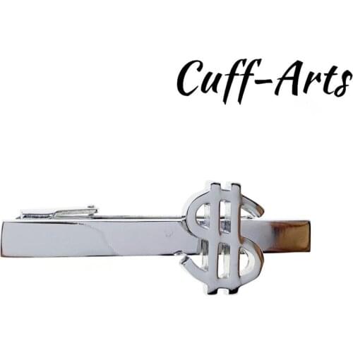 New And High Quality Laser Engraving Tie Clip Fashion Style Dollar Sign Mens Business Tie Pin Free Delivery T10055