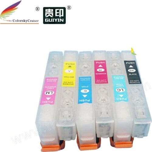 RCE2431) refillable ink inkjet cartridge for Epson Expression Photo XP-750 XP-850 XP-950 XP-860 XP-55 XP-760 XP-960 T2431 T2432
