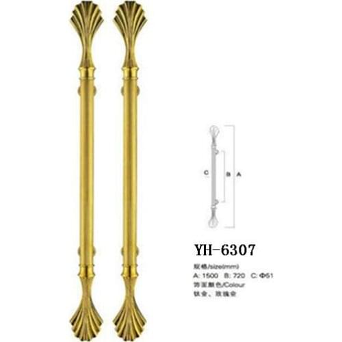 Glass door handle door handle door handle Chinese modern handle stainless steel handle door handle