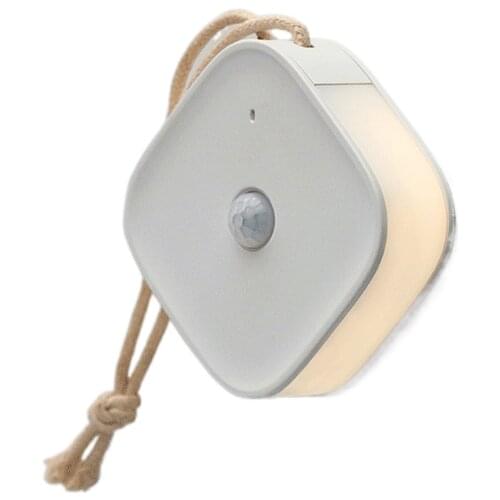 I.e., the door sensor people led lights lit corridor usb small night warm paste magnetic attraction wireless charging cabinet