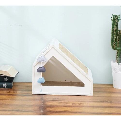 Solid Wood Breathable Cat Litter Cat Scratcher Cat Toy Pet Supplies