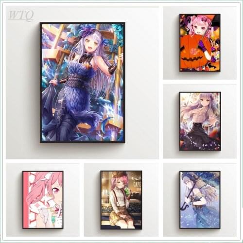 BanG Dream! Yukima Aya Chisato Anime Posters Wall Poster Canvas Painting Posters and Prints Wall Art Picture Decor Home Decor