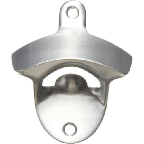 Iron Wall Mounted Bar Beer Glass Bottle Cap Opener Kitchen Tools Bottle Opener Beer Opener Without Srew
