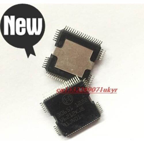 10pcs 30651"QFP-64" New HQFP64 Chip for BOSCH Volkswagen LaVida Magotan car computer motherboard fuel injection module chip