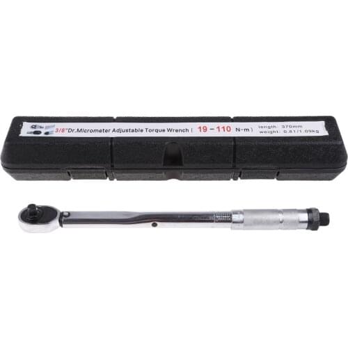 3/8 Torque Wrench Drive 19-110nm Two-way Accurate Bicycle Repair Accurately Mechanism Spanner Hand Tool