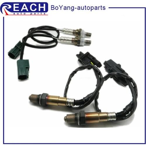 4pcs Air Fuel Ratio Oxygen Sensor O2 Oxygen Sensor Upstream Downstream for Nissan Armada Titan Infiniti QX56 5.6L Auto Parts