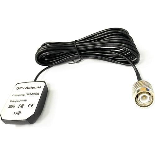 GPS Active Antenna with TNC Male Plug Connector RG174 Cable 3M Wholesale NEW