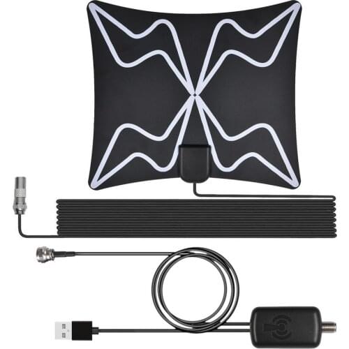 Ndoor TV Aerial Antenna Amplified HDTV Antenna 2000 Miles Long Range Support 4K HD Mode Smart TV Digital Antenna