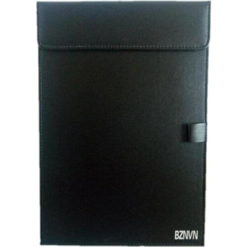 BZNVN A4 PU Leather Writing Board Mat Multipurpose Folder Leather Clips Conference School Business Office Supplies