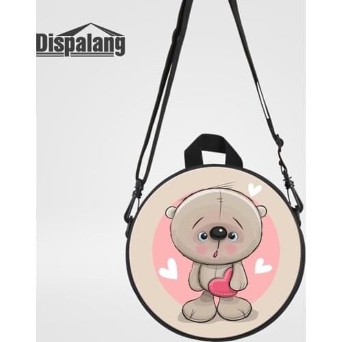Dispalang Mini Kids Kindergarten School Bag Cartoon Bear Print Children Backpack Boys Girls Preschool Women Casual Shoulder Bag