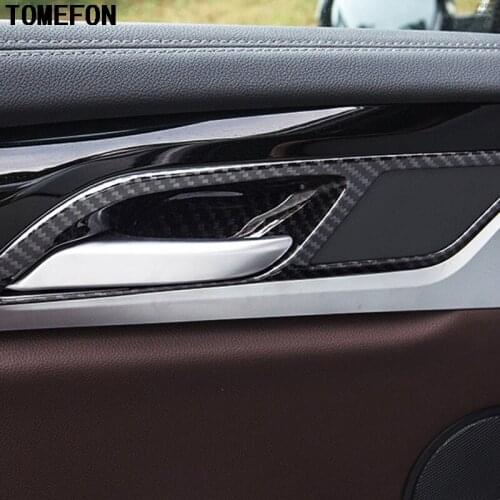 For BMW X3 G01 G08 2018 LHD ABS Door Handle Frame Decoration Cover Trim Car Styling Door Bowl Trim Sequins Decals