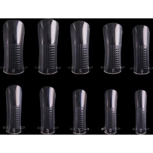 Nail Mold Magic Nail Tip with Scale Crystal Nail Phototherapy Nail 100 Pieces Boxed