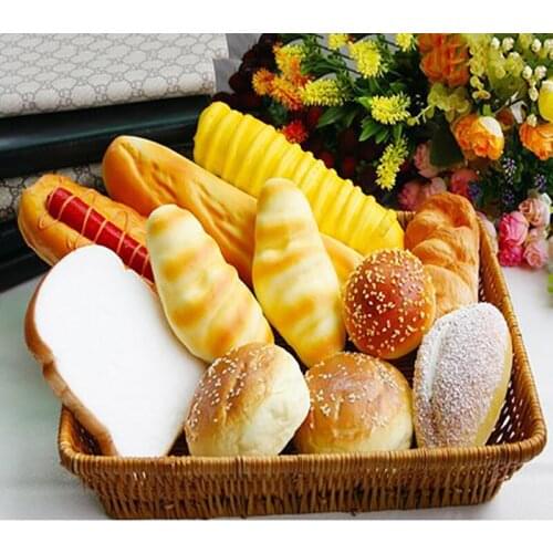 11Pcs/set Artificial Kitchen реквизит для фотосъемки Fake Bread Donuts Soft Home Decoration Accessories Food Photography Props