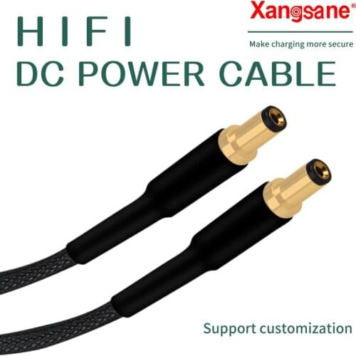 OCC DC Power Cable USB A-2.5mm/2.1mm HiFi Dedicated Audiophile Audio DC5.5-2.1 DC Cable